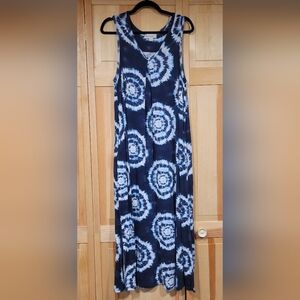 Koolaburra by Ugg Blue Tie dye Maxi Dress Size L